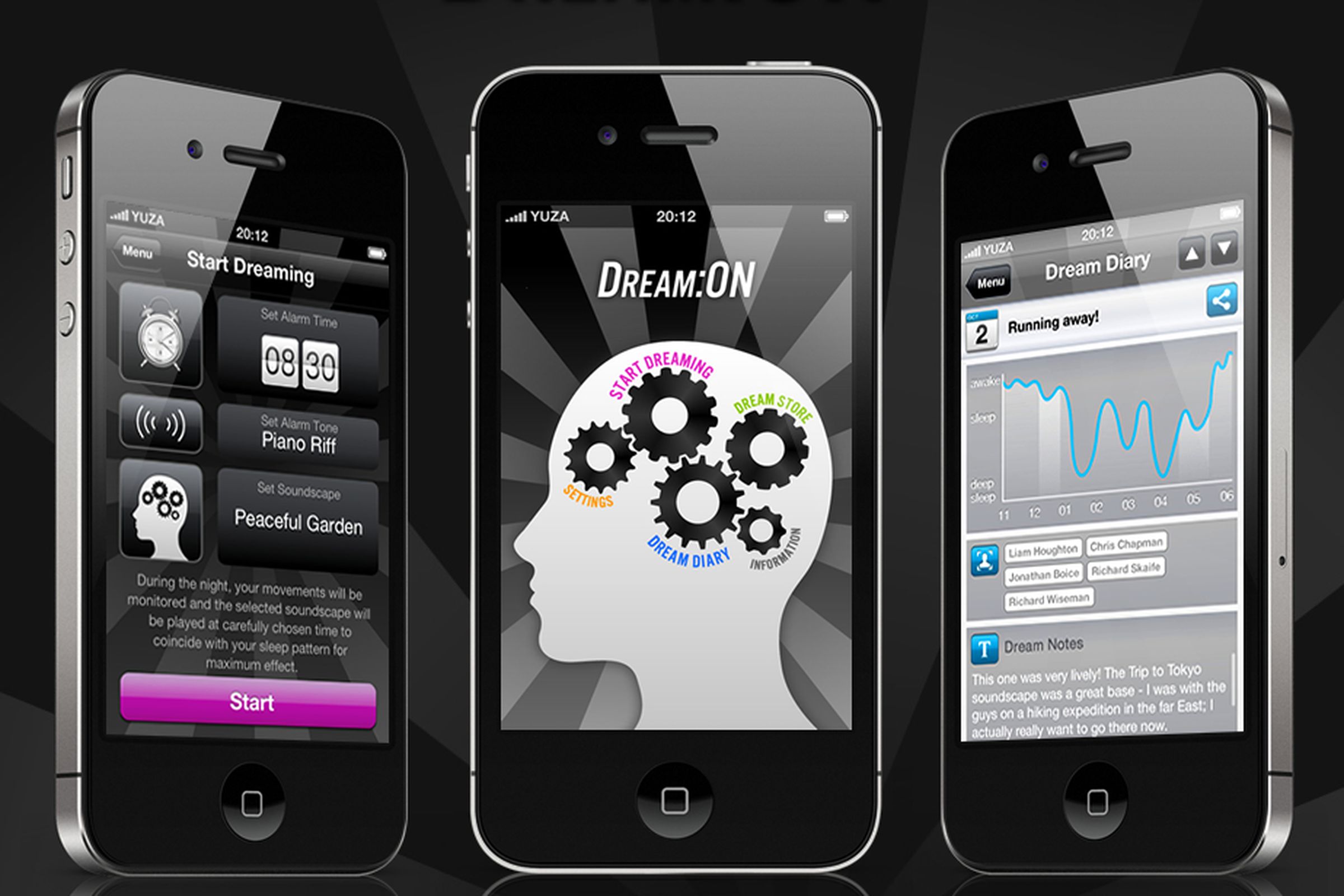 Dream:ON iphone app