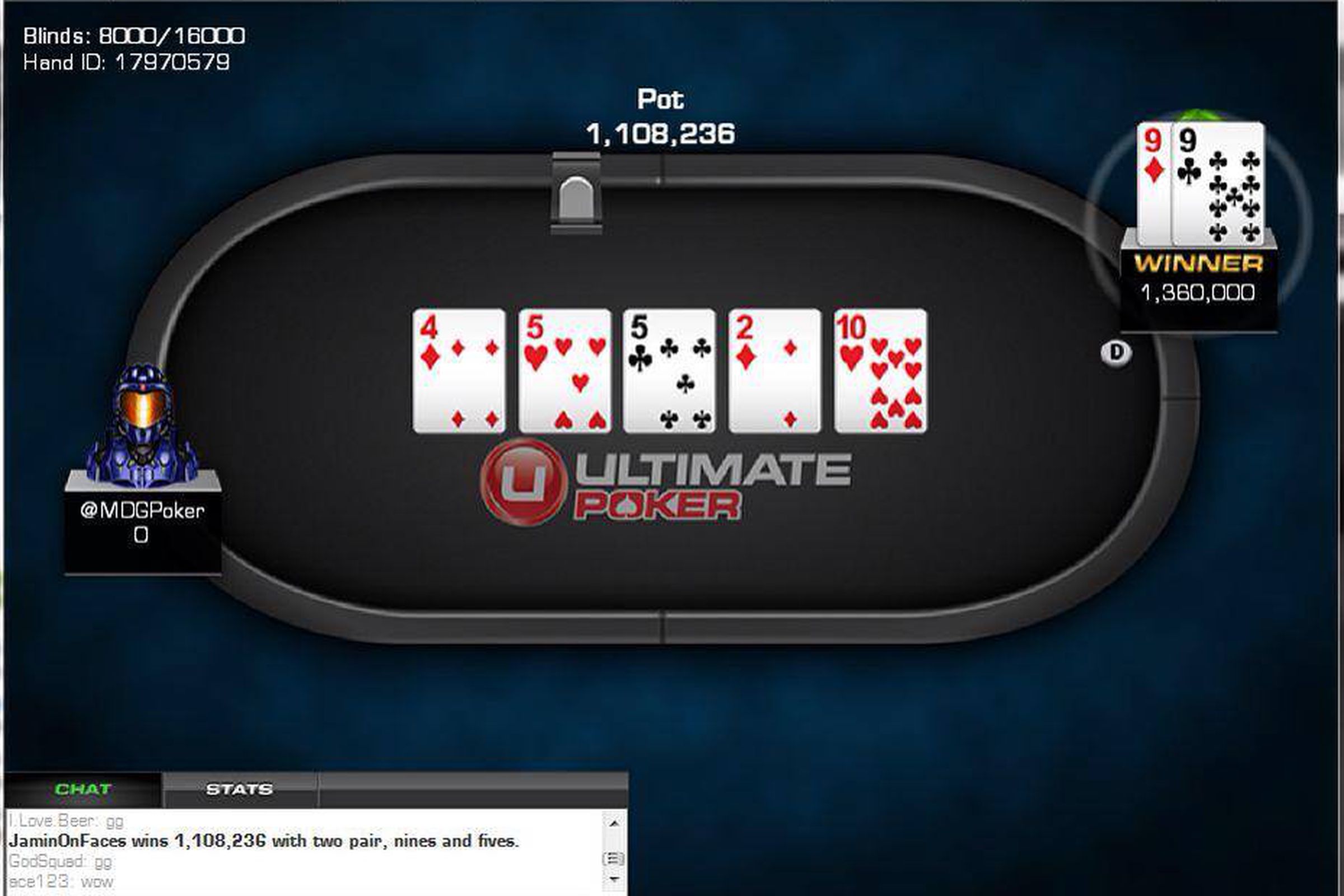 ultimate poker screencap