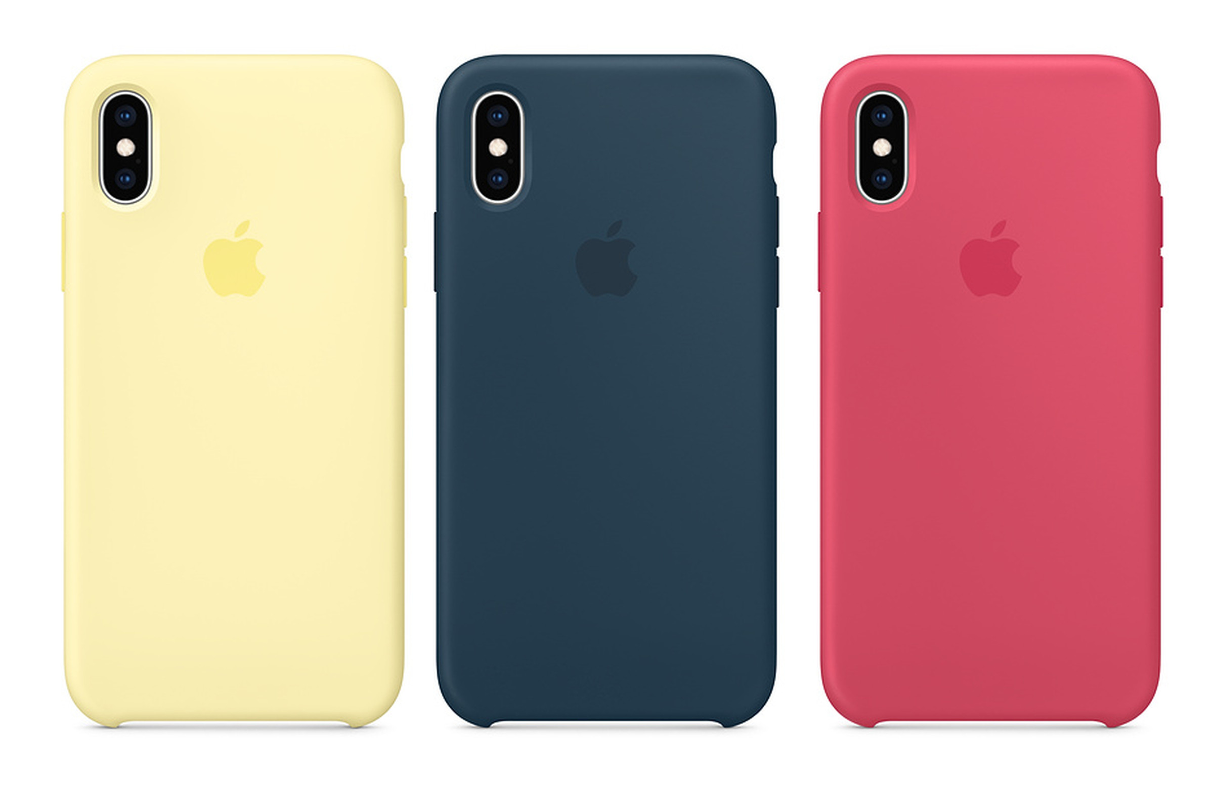 The three new iPhone XS case colors include yellow, green and pink.
