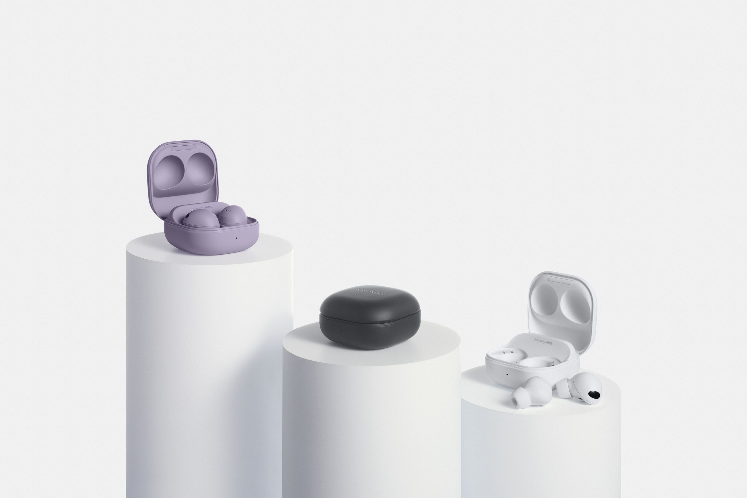 The Galaxy Buds 2 Pro are available with a matte finish this time around.
