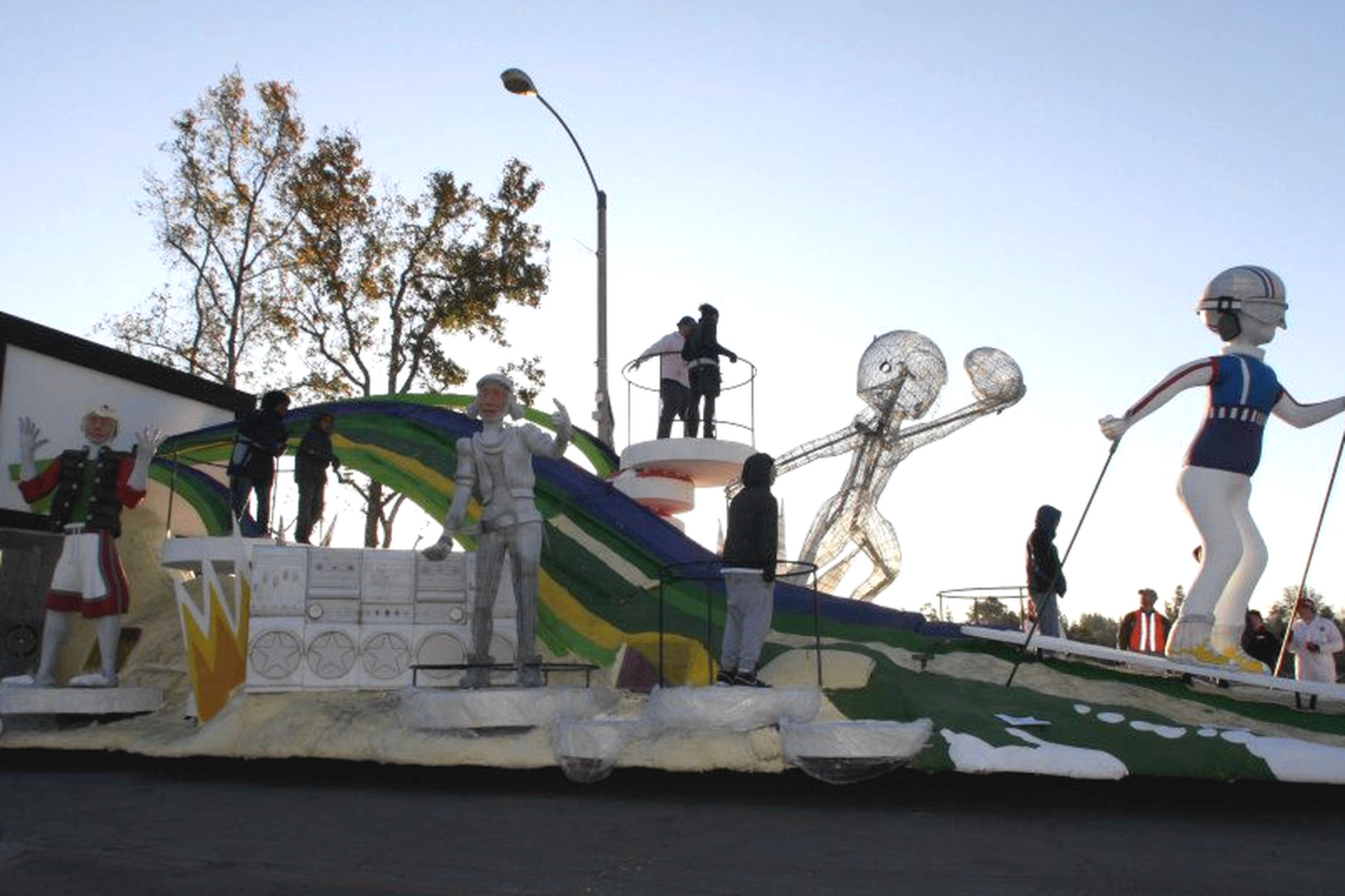 Kinect Rose Parade float