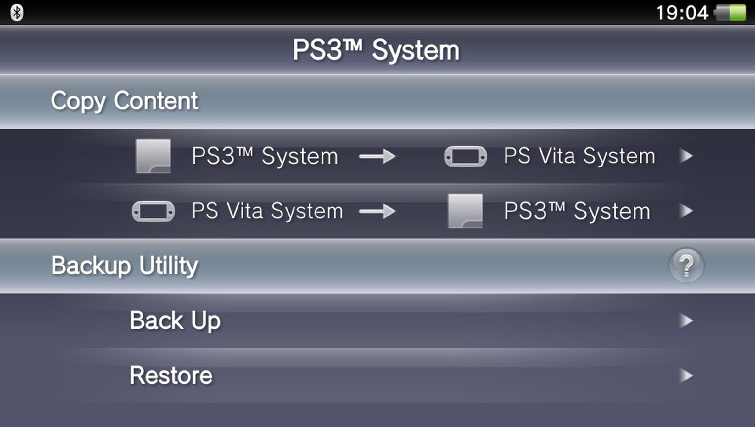PlayStation Vita software and apps