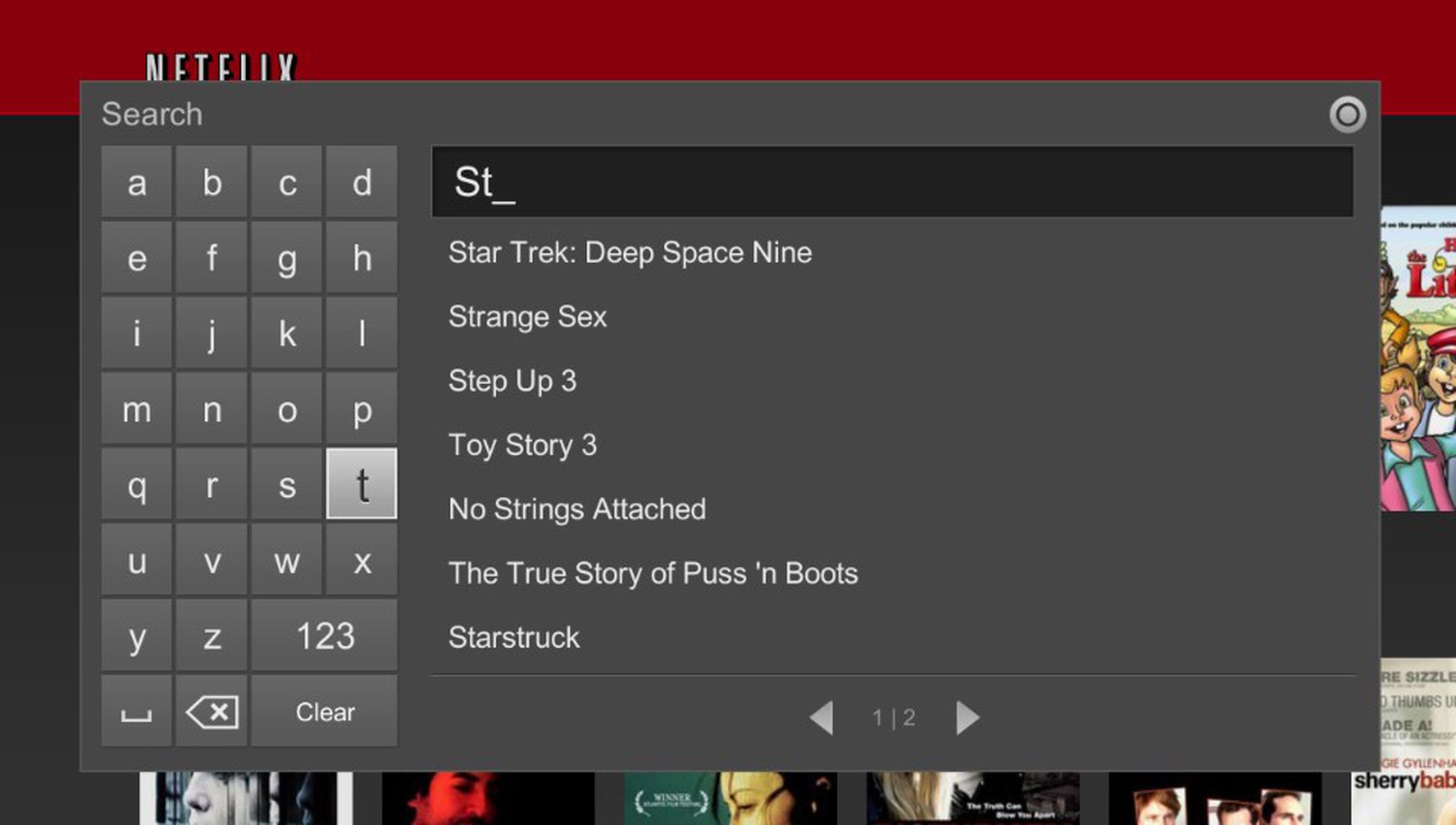 Netflix for PS Vita app screenshots