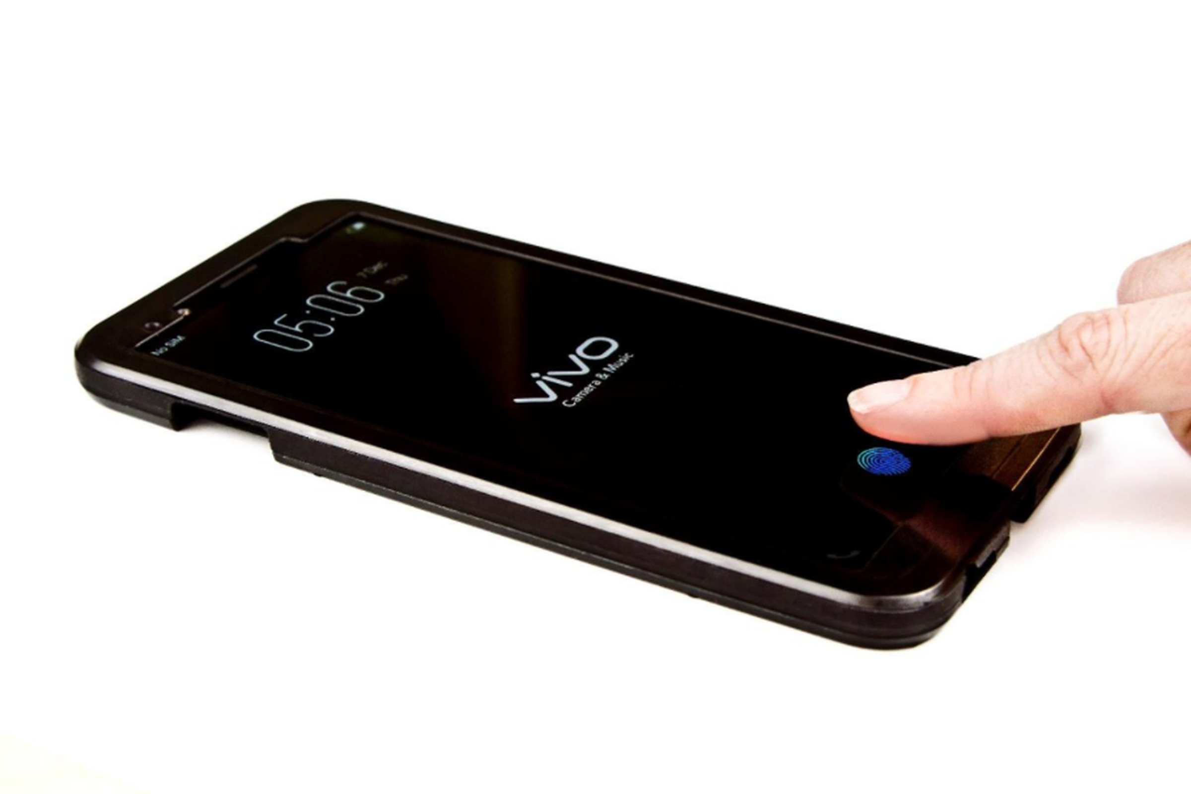 Vivo phone with Synaptics Clear ID sensor.