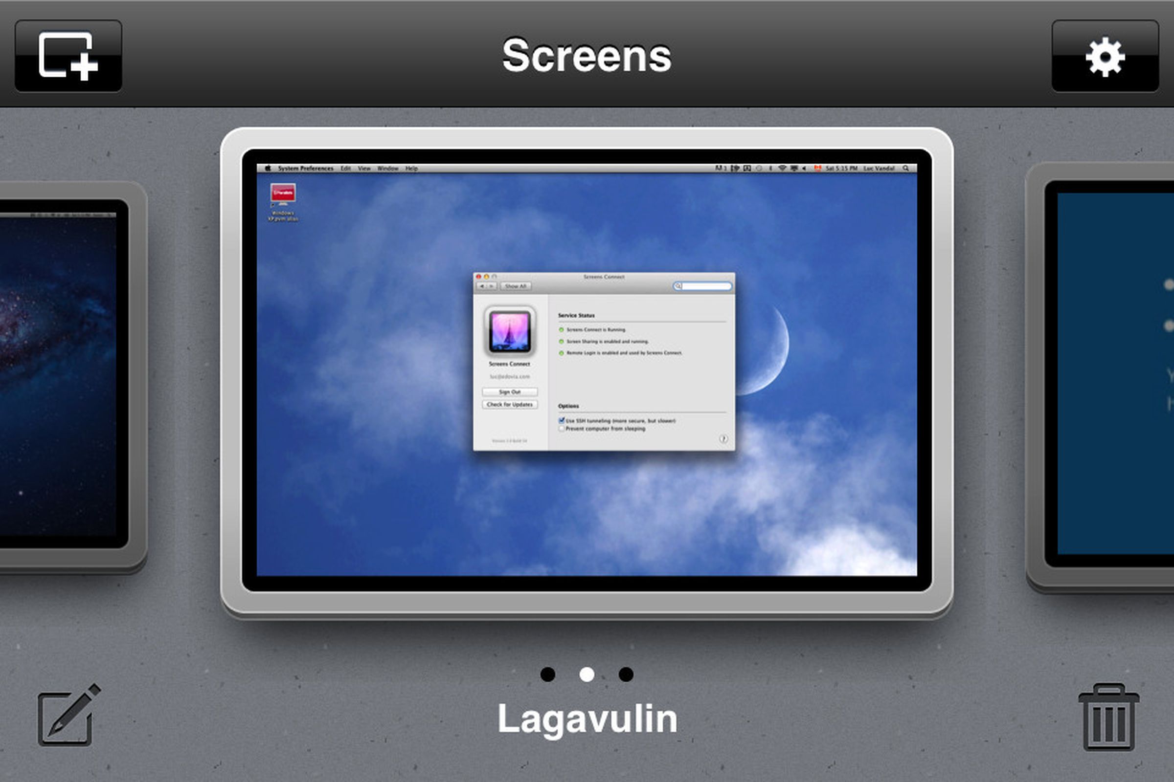 screens vnc 2.0