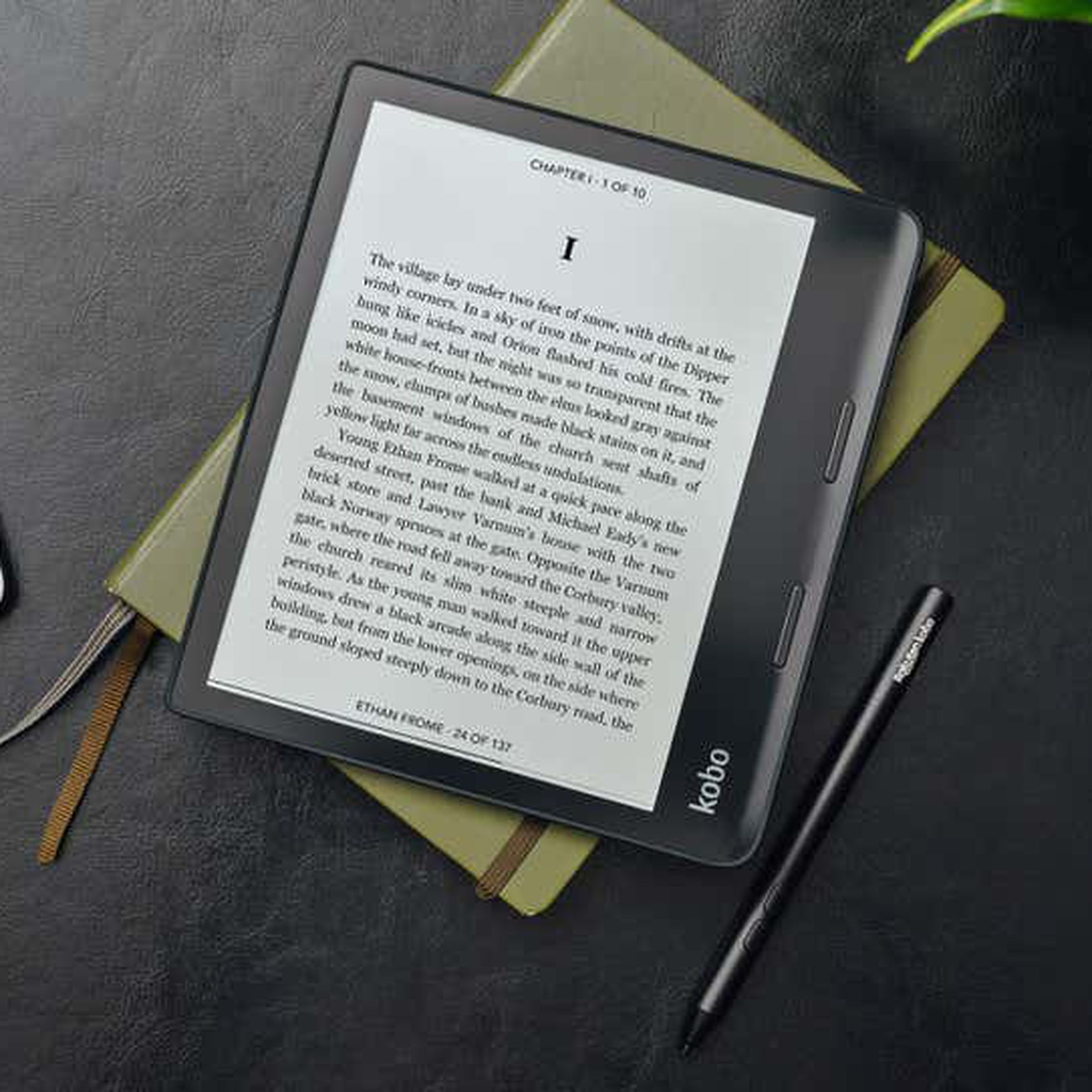 The Sage can function as a e-note device, with support for the Kobo Stylus ($40, sold separately). 