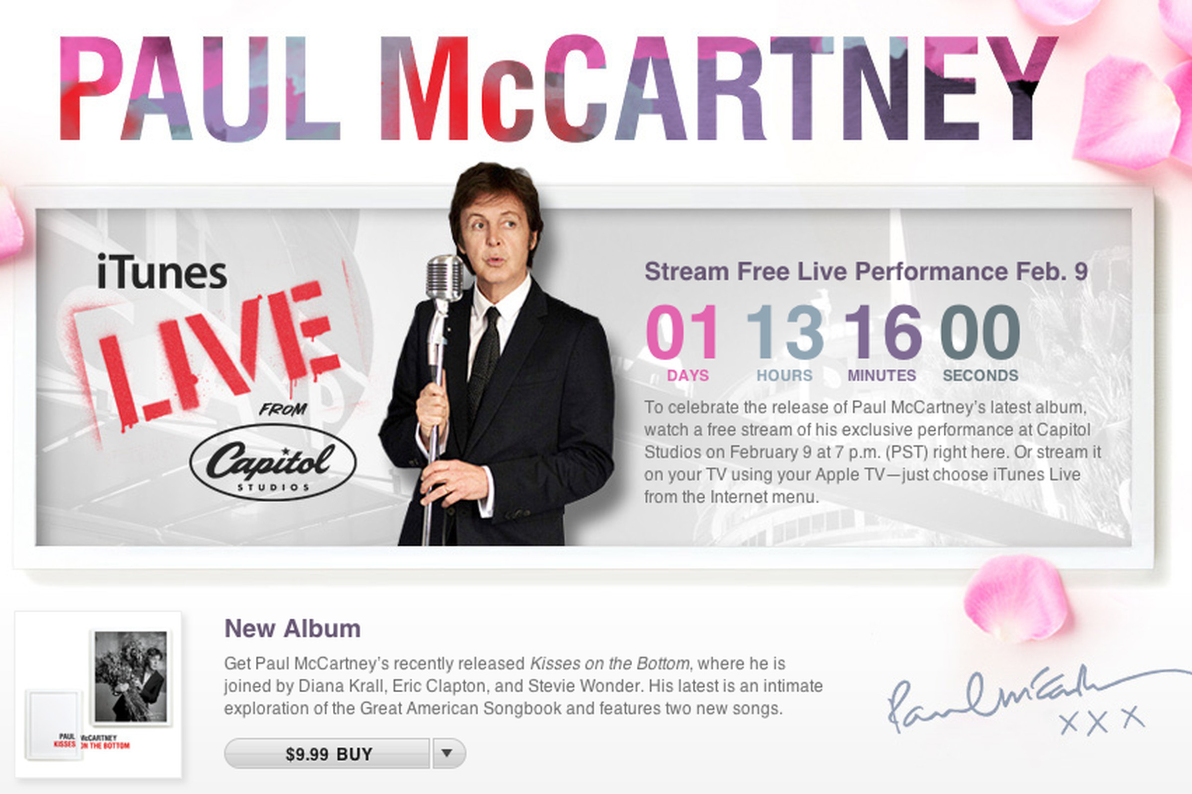 Paul McCartney iTunes