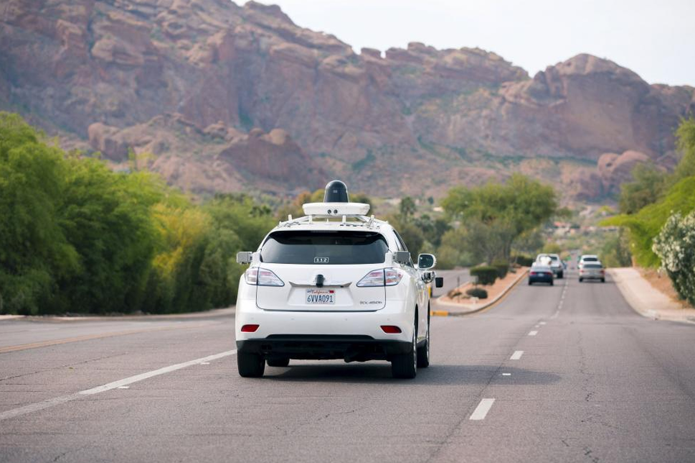 google self driving car arizona