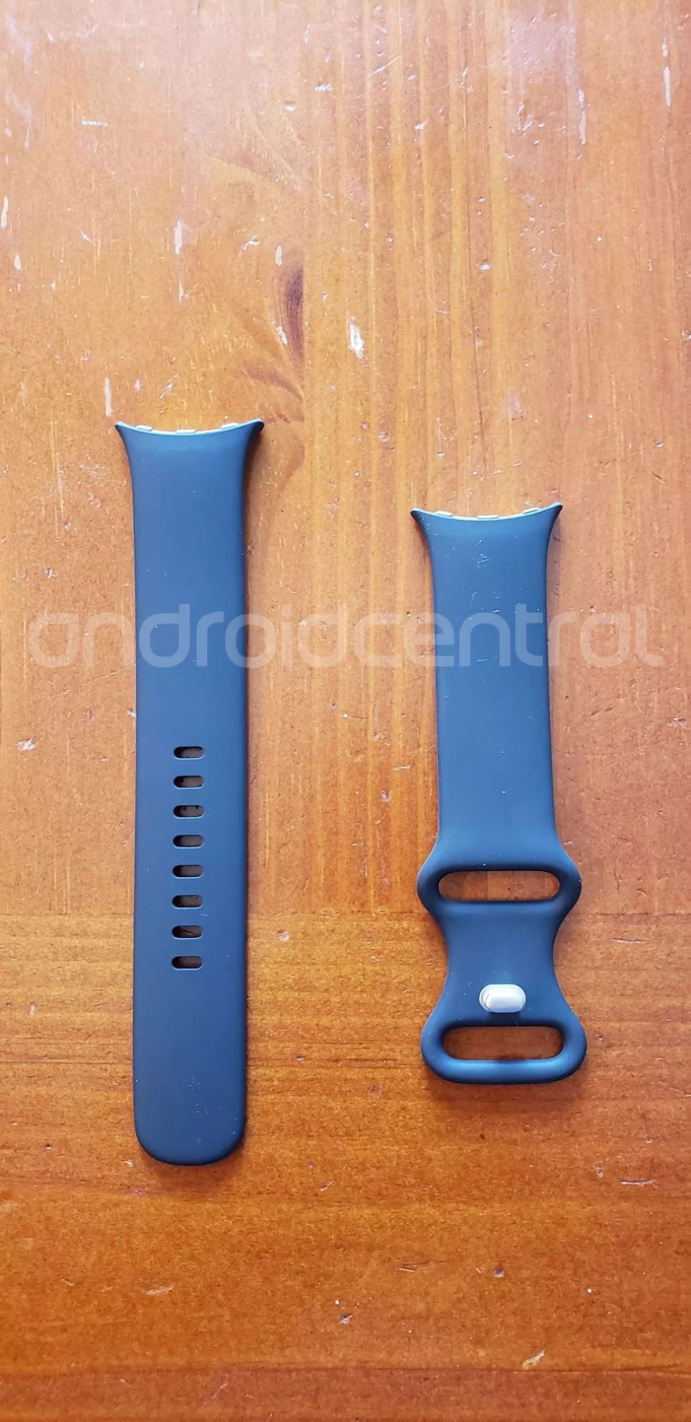 The strap looks similar to the ones found on the Fitbit Versa and Sense smartwatches.
