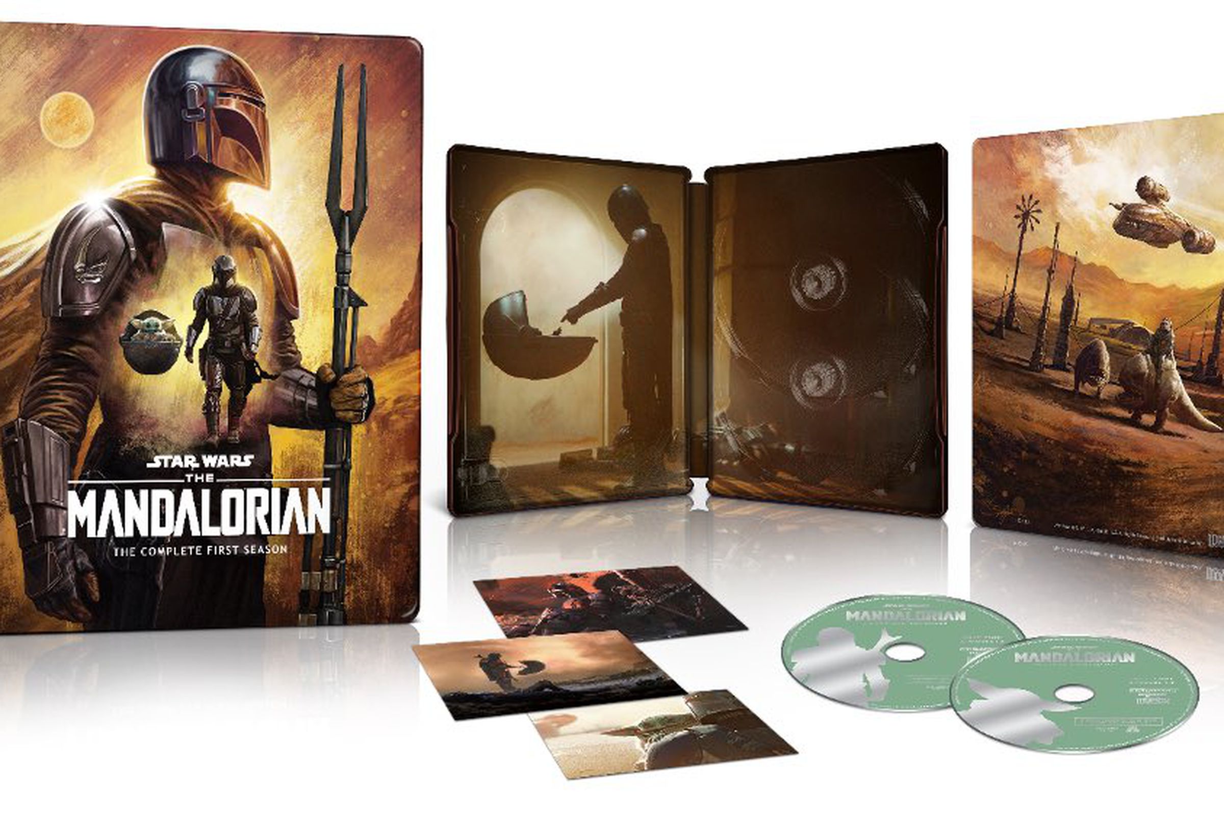 An image showing The Mandalorian on Blu-ray