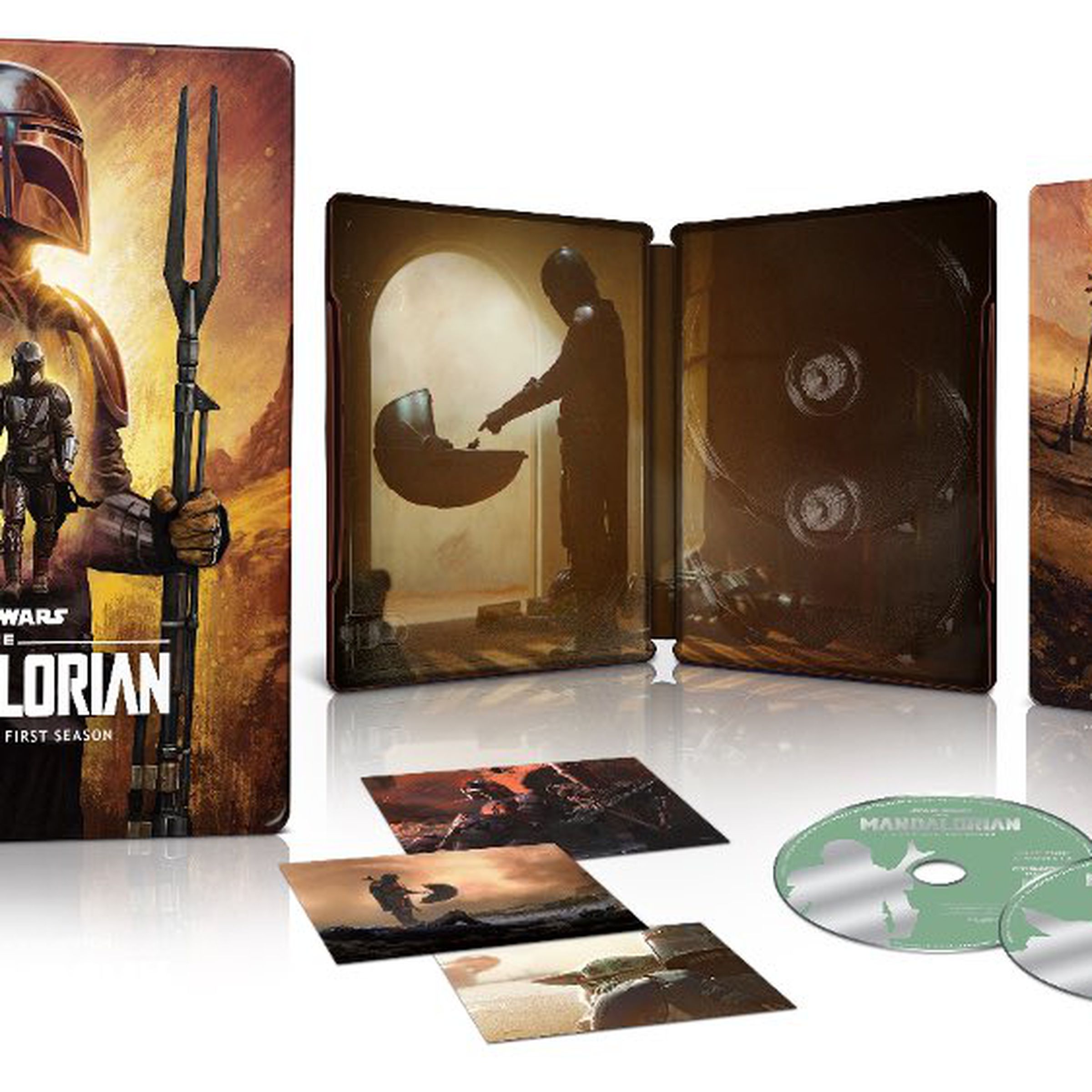 An image showing The Mandalorian on Blu-ray