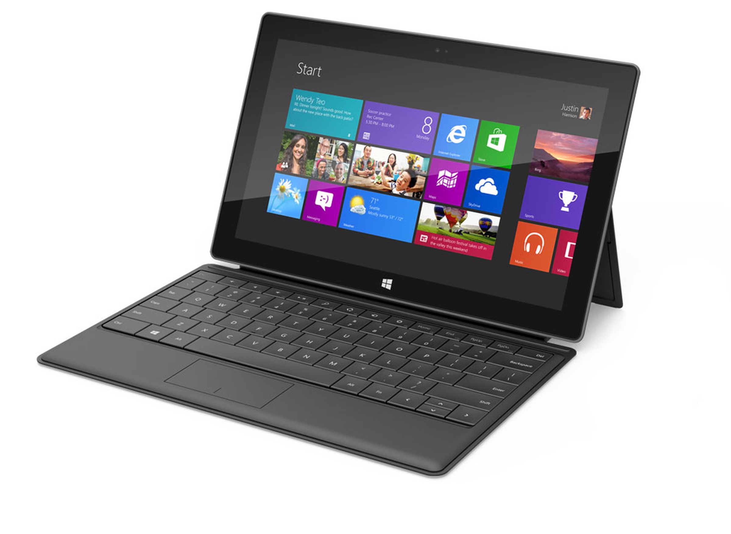 Microsoft Surface tablet press photos