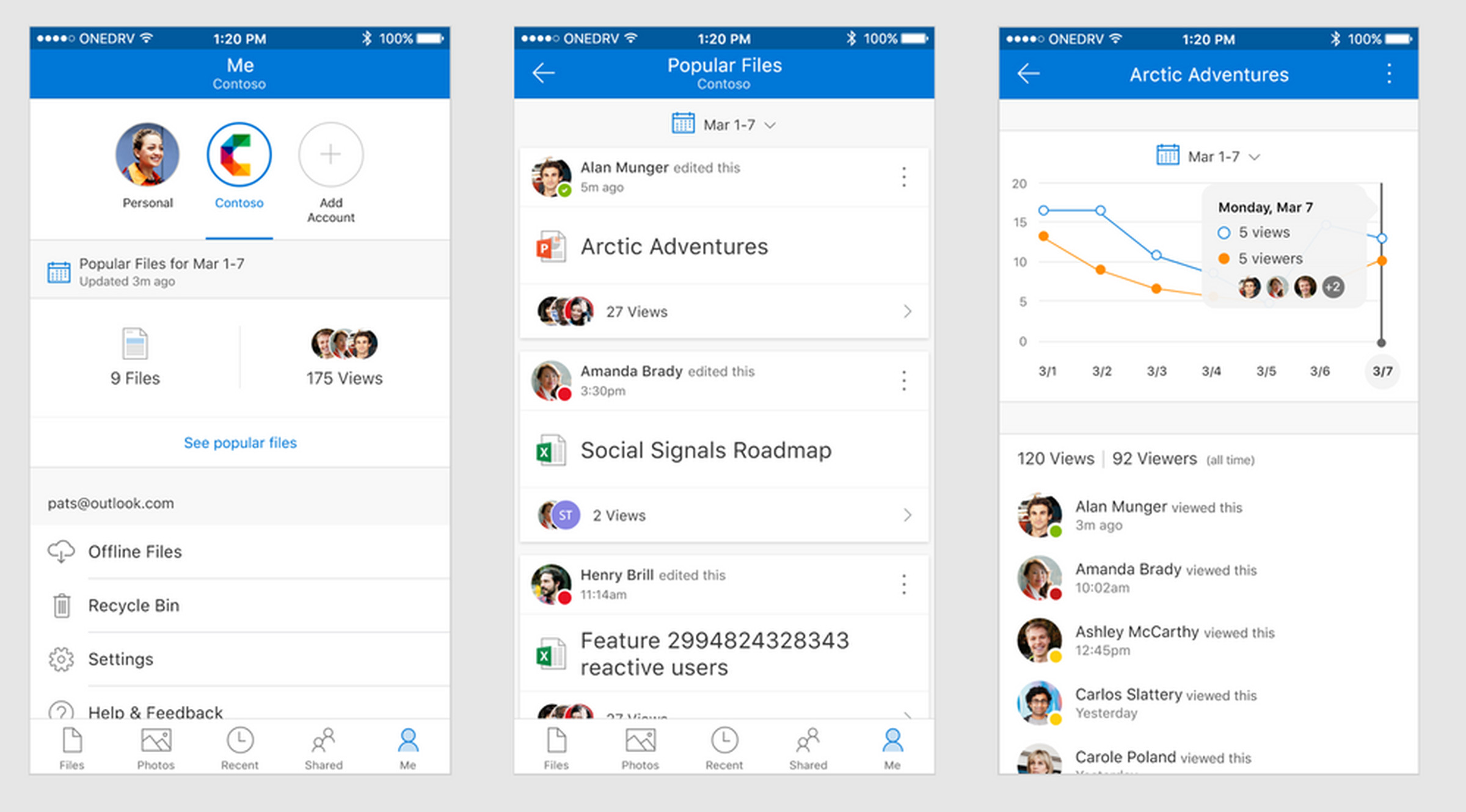 OneDrive for mobile
