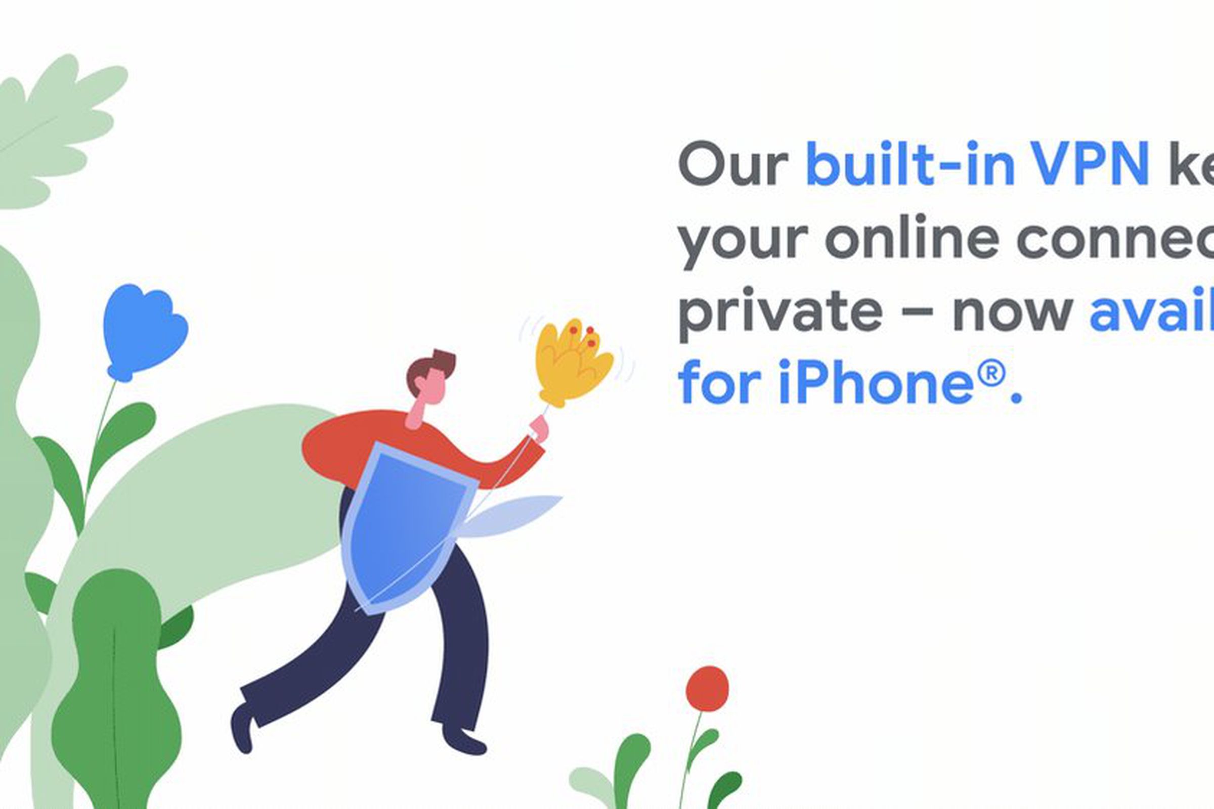 Google’s announcement about Fi’s VPN coming to iPhone.