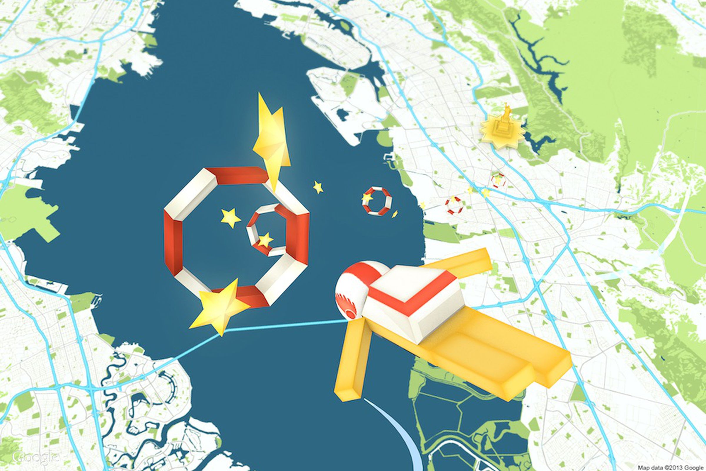 Map diving illustration (Credit: Instrument/Google)