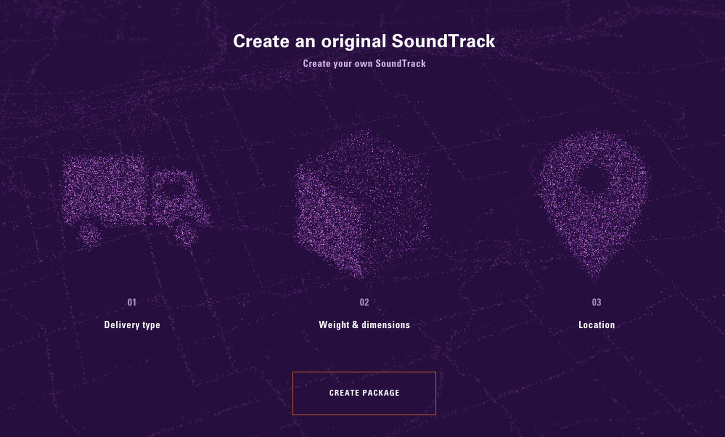 You can create your own soundtrack by imagining a fake FedEx delivery. Fun!