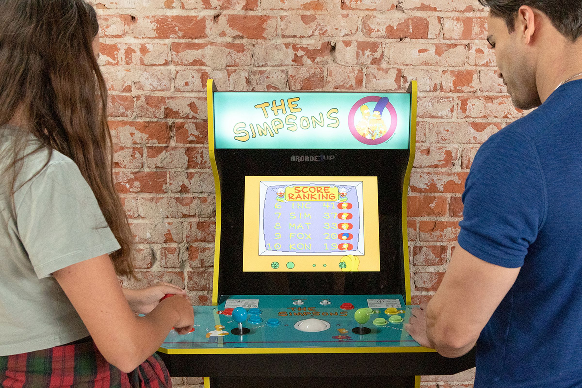 Arcade1Up’s The Simpsons arcade machine.