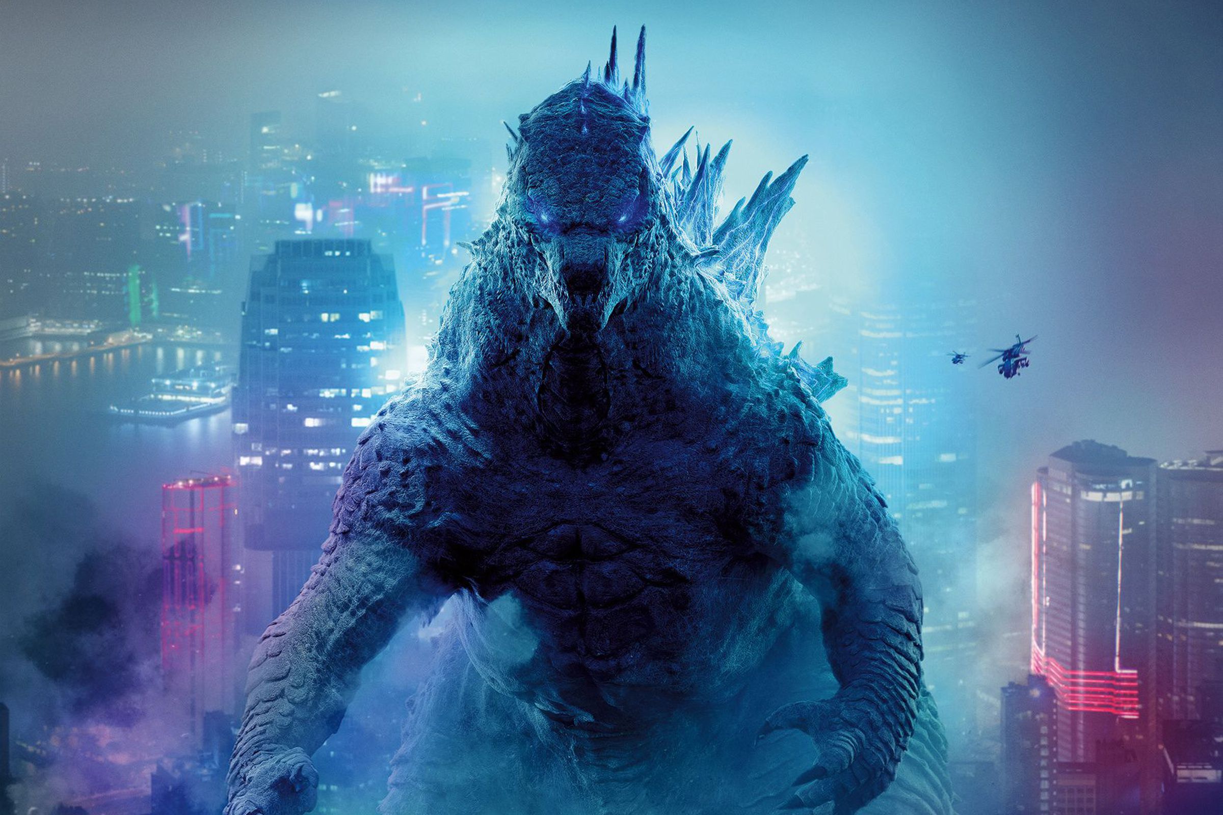 Godzilla on the international poster for Godzilla vs. Kong.