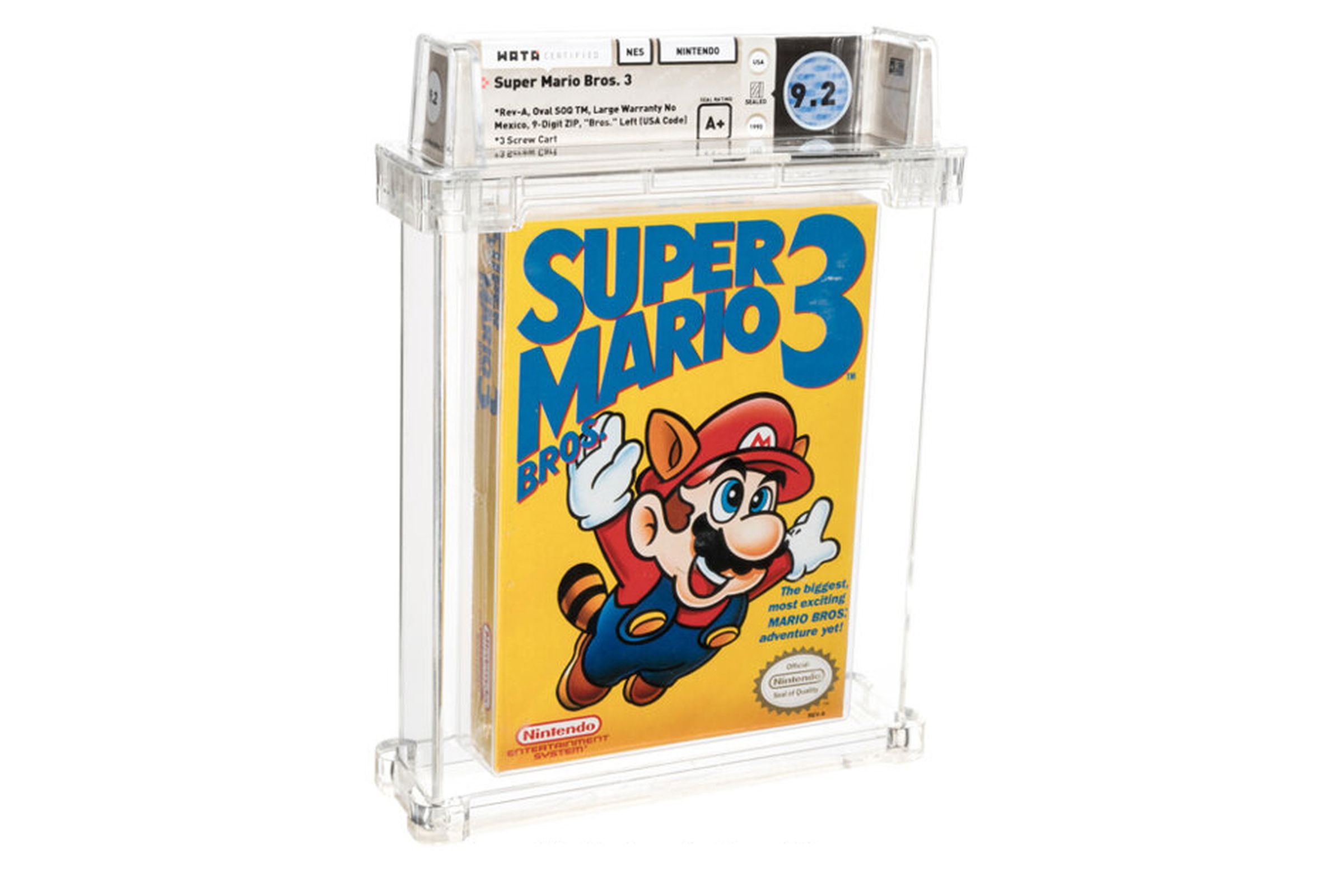 The game featured a rare box layout and was in excellent condition.