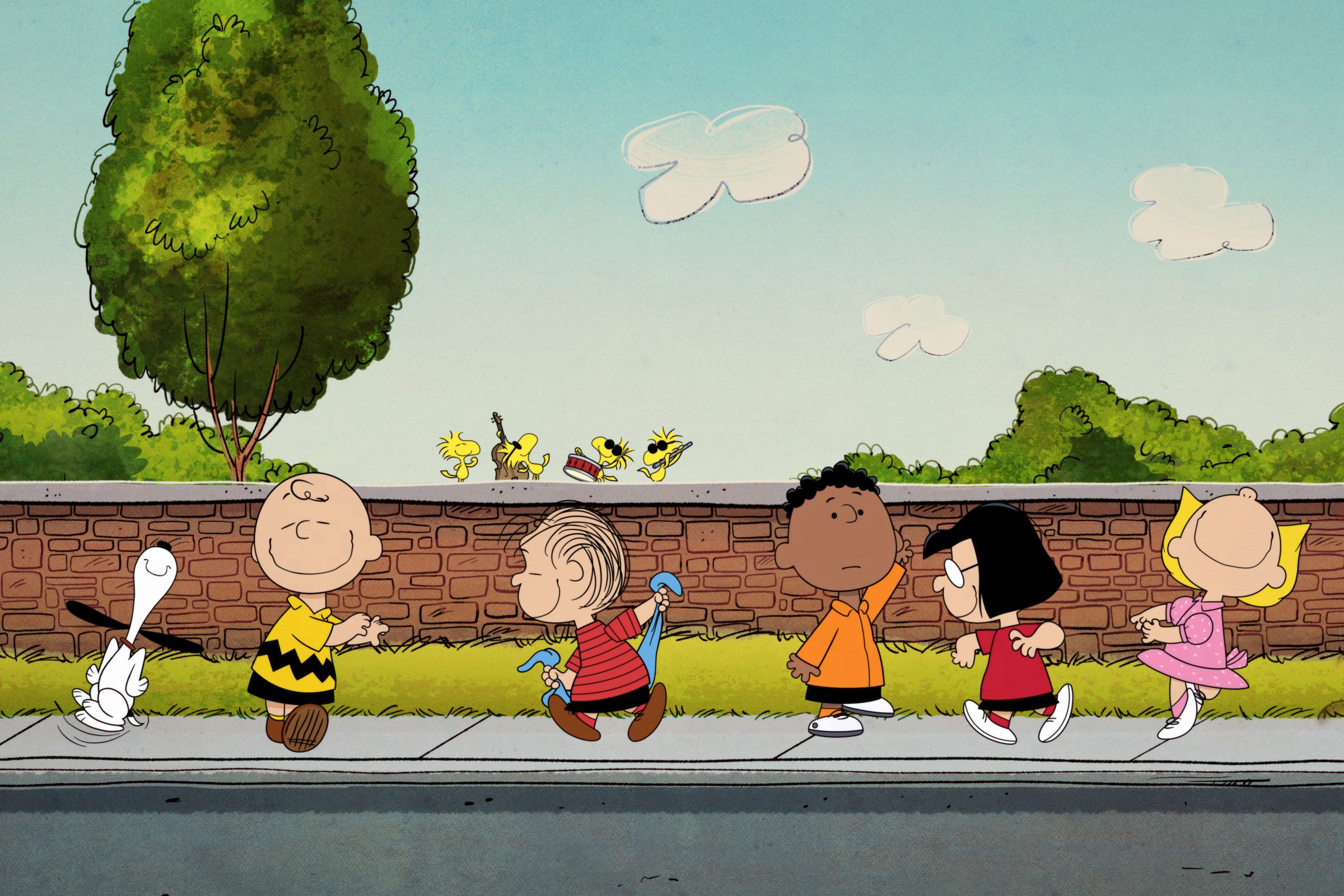 The Peanuts crew.