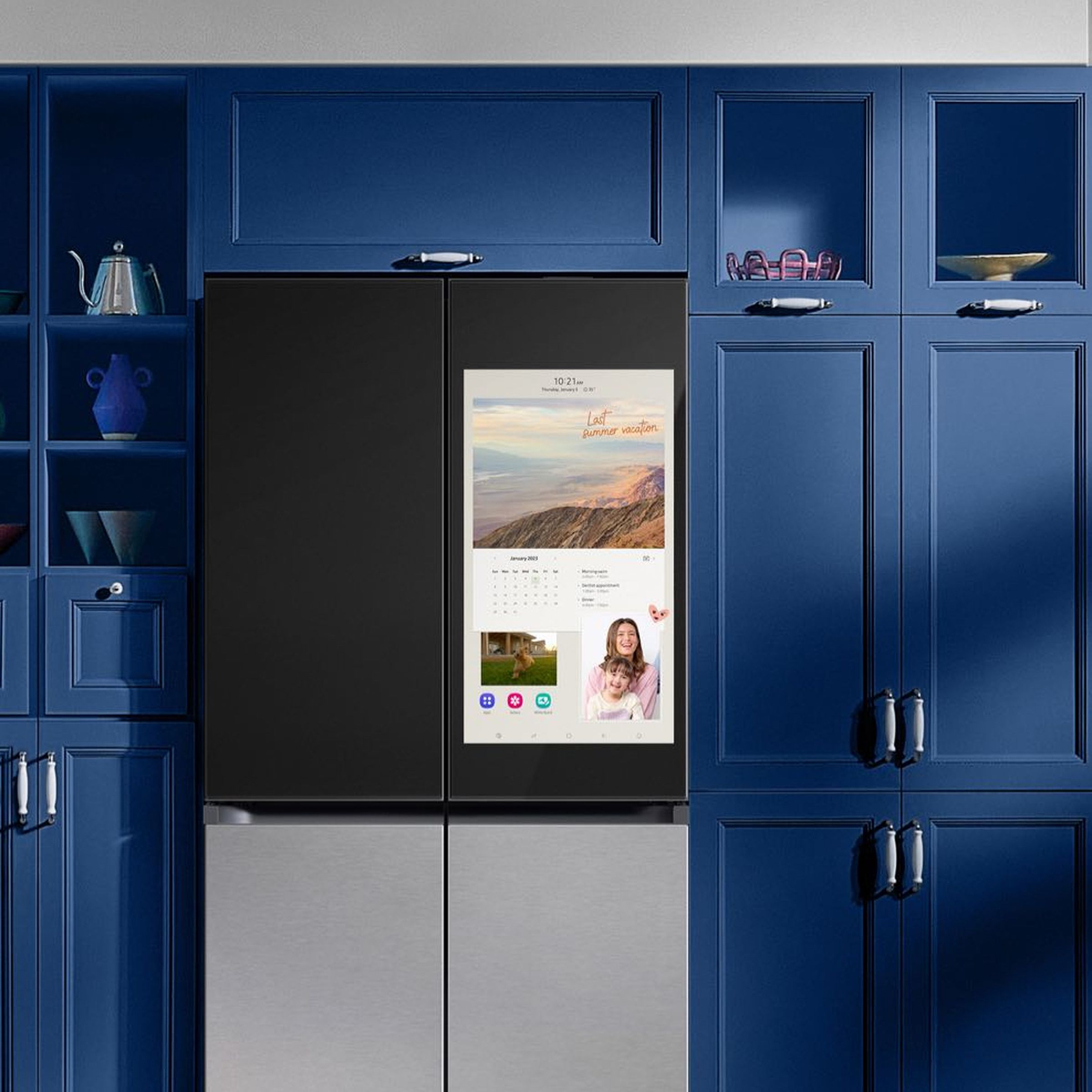 The Bespoke Family Hub Plus smart fridge