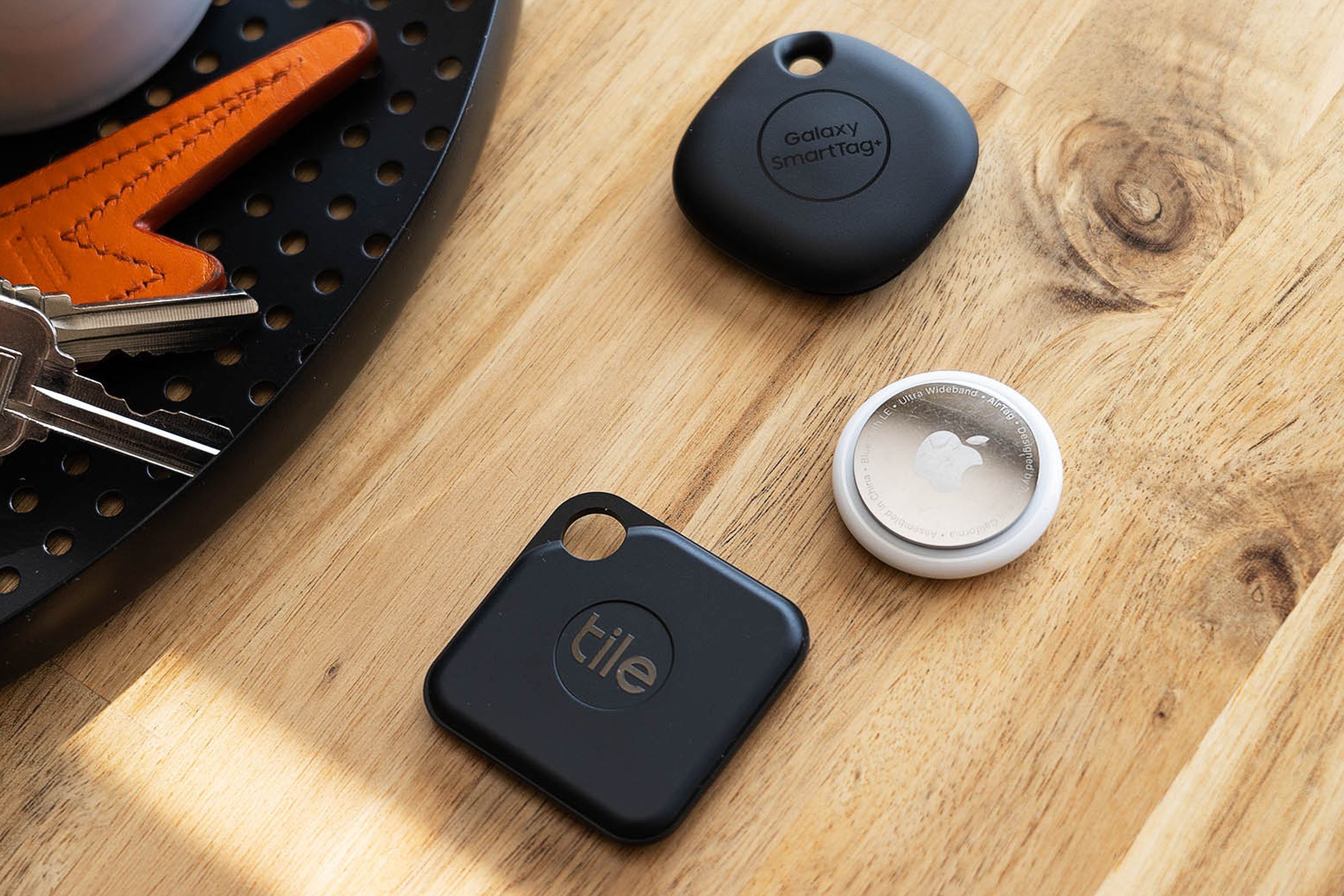 Apple, Tile, and Samsung all offer smart Bluetooth trackers.