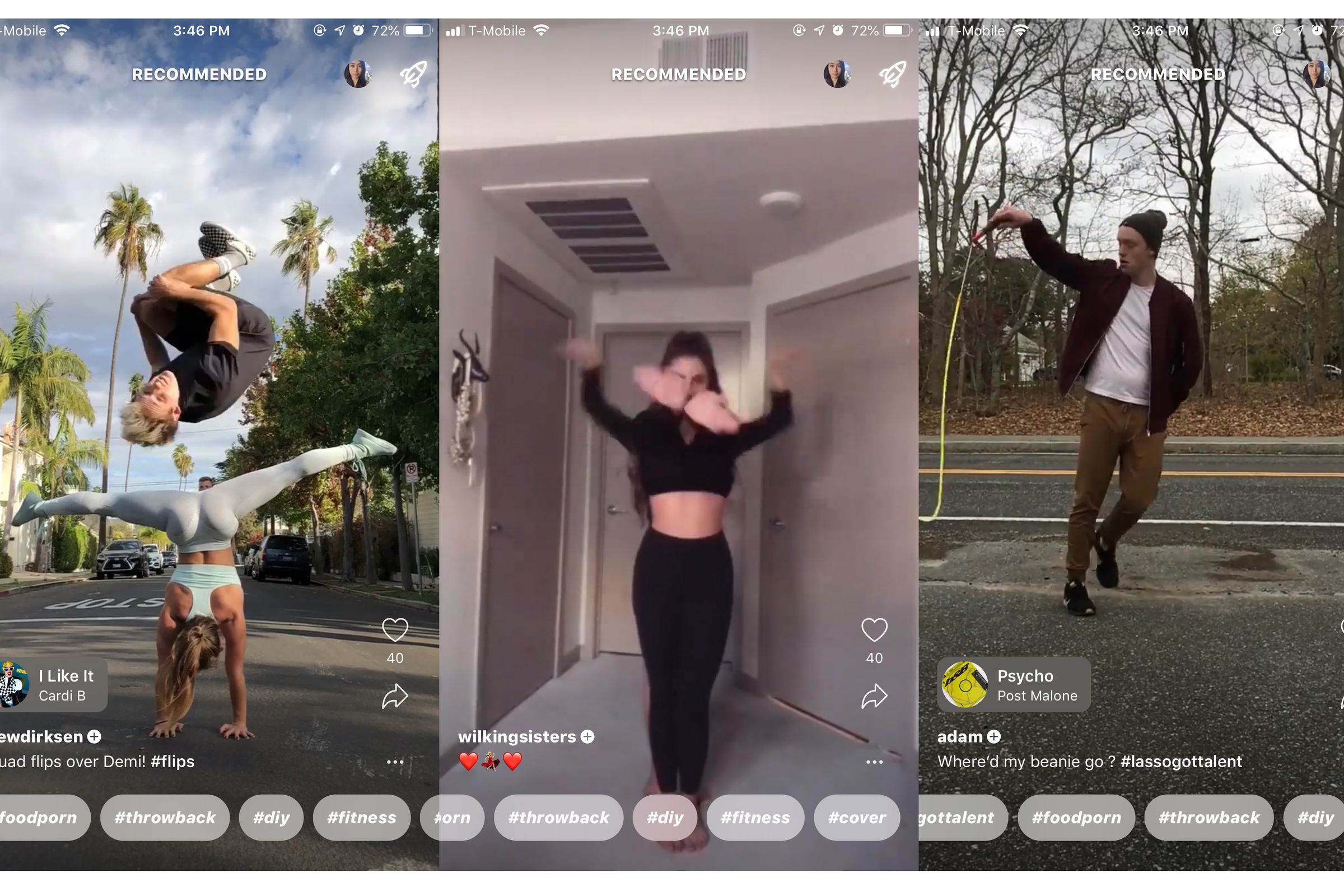 Lasso was an app designed to let users make short 15-second videos.