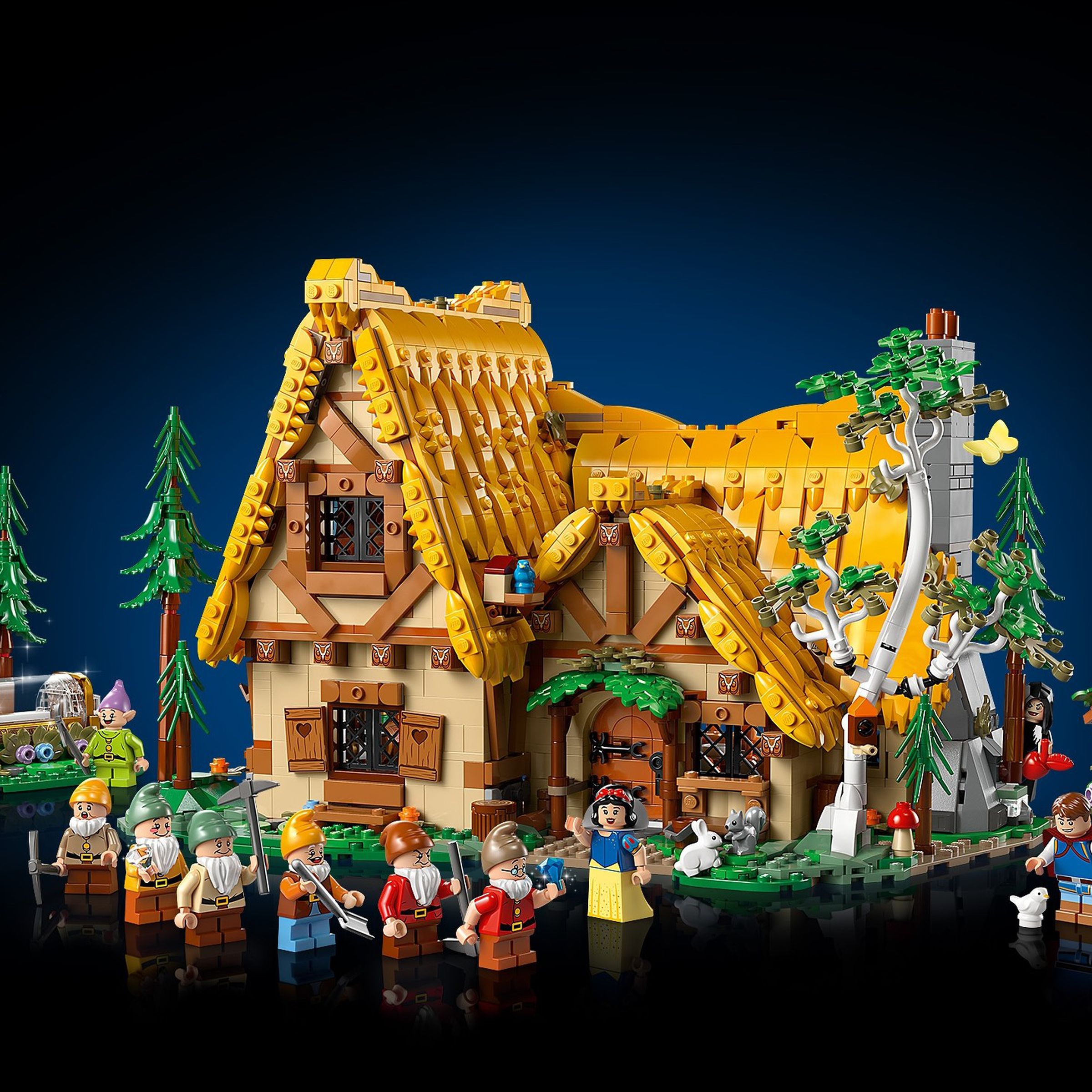 The new Snow White and the Seven Dwarfs Lego set.
